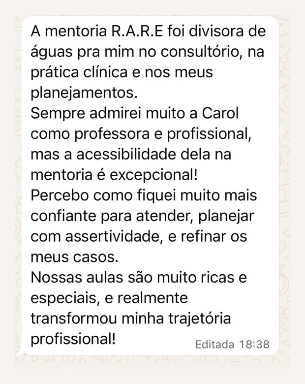 Depoimento de Dra. Gabriela Marcondes